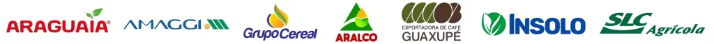 Araguaia, Amaggi, Grupo Cereal, Grupo Aralco, Guaxupé, Insolo, SLC Agrícola